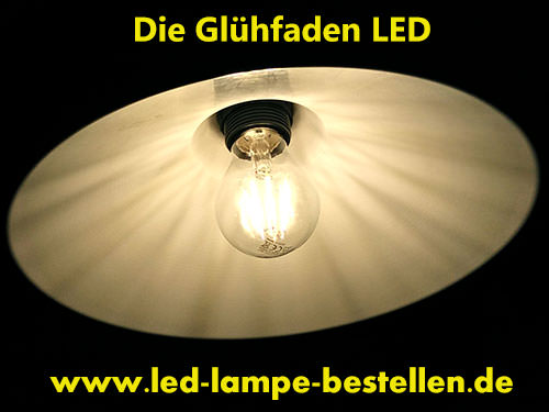 LED Glühfaden Leuchtmittel kaufen oder Glühlampen Online bestellen - E27